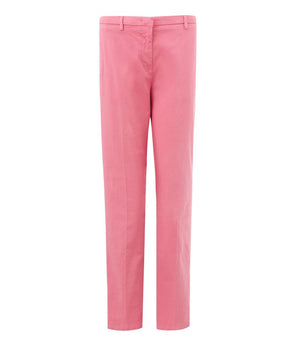 Lardini Elegant Cotton Pink Trousers for Sophisticated Style