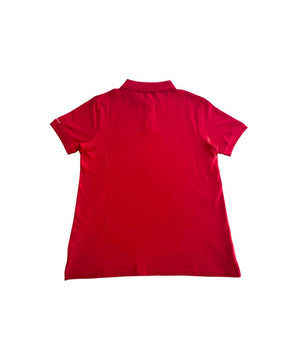 Trussardi Beachwear Red Cotton Men's Polo Shirt
