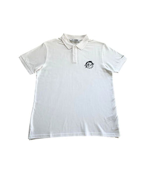 Trussardi Beachwear White Cotton Men's Polo Shirt