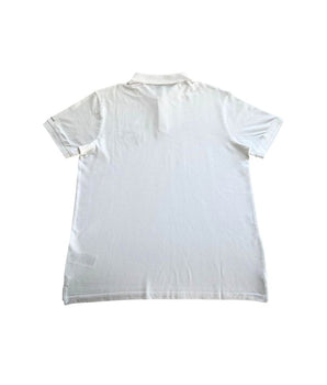 Trussardi Beachwear White Cotton Men's Polo Shirt