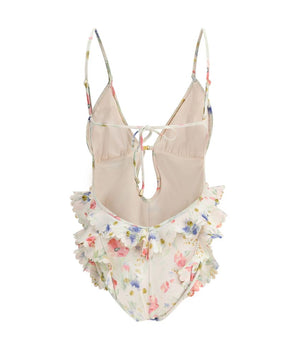 Zimmermann Multicolor Lycra One-Piece Swimsuit