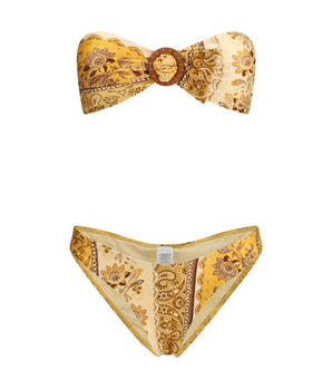 Zimmermann Yellow Lycra Bikini