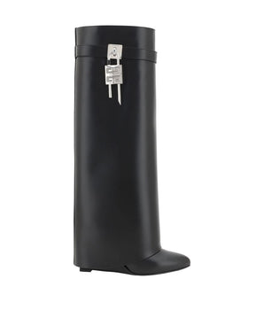 Givenchy Black Calf Leather Bos Taurus Boots
