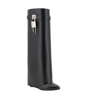 Givenchy Black Calf Leather Bos Taurus Boots