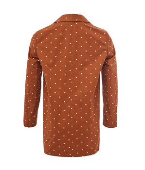 Lardini Chic Cotton Brown Jacket for the Modern Woman