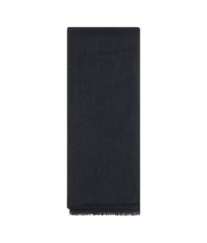 Brunello Cucinelli Black Cashmere Scarf