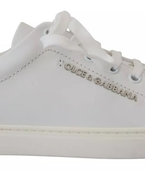 Zapatillas clásicas blancas Dolce &amp; Gabbana de piel para mujer