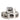 Dolce & Gabbana White Leather Gold Tone Rotating Buckle Belt