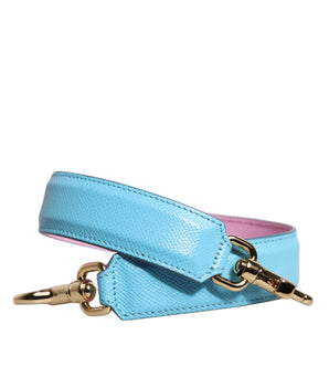 Bolso Dolce &amp; Gabbana con asa de piel rosa y azul para el hombro