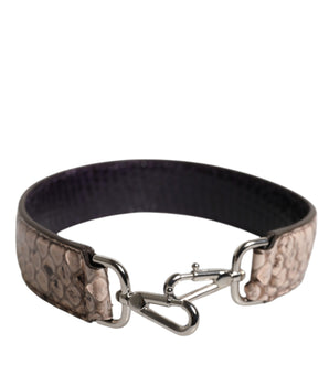 Correa para el hombro para bolso Dolce &amp; Gabbana de piel exótica en color crema y negro