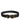 Dolce & Gabbana Black Leather Metal Waist DG Logo Buckle Belt