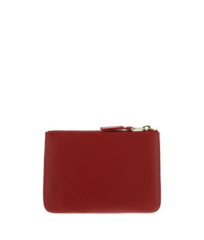 Comme Des Garçons Red Calf Leather Bos Taurus Wallet