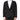 Dolce & Gabbana Black Silk Single Breasted Coat Blazer Suit