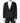 Dolce &amp; Gabbana Black Silk Single Breasted Coat Blazer Suit