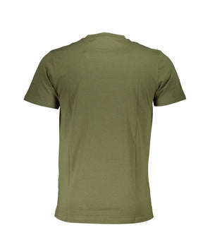 Cavalli Class Green Cotton T-Shirt
