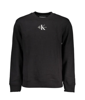 Calvin Klein Black Cotton Men Sweater