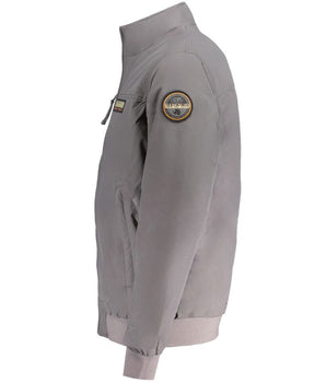 Napapijri Gray Polyamide Men Jacket