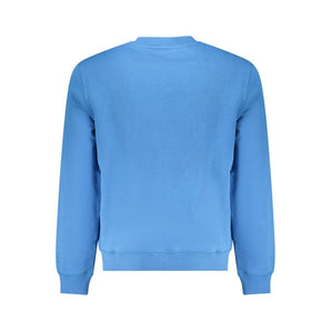 Napapijri Light Blue Cotton Men Sweater