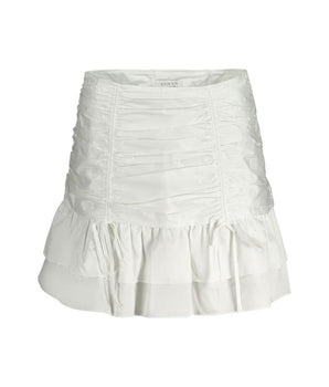 Guess Jeans White Cotton Skirt