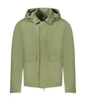 K-WAY Green Cotton Men Jacket