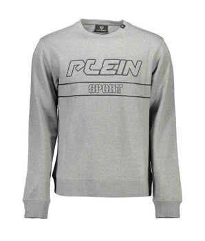 Men's Plein Sport Gray Cotton Sweater