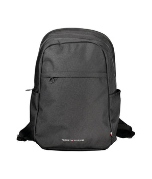 Tommy Hilfiger Black Polyester Backpack