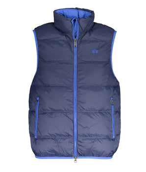 La Martina Blue Polyamide Men Jacket