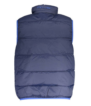 La Martina Blue Polyamide Men Jacket