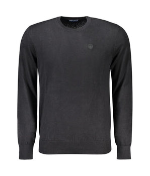 North Sails Black Cotton Men Sweater