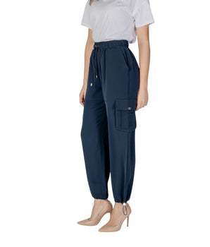 Liu Jo Blue Polyester Cargo Pants