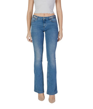 Liu Jo Light Blue Cotton Bootcut Jeans