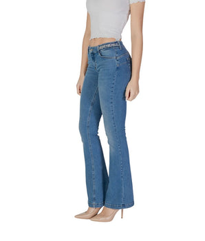 Liu Jo Light Blue Cotton Bootcut Jeans