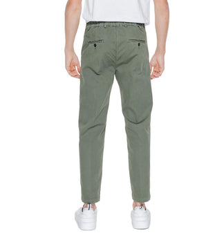 Liu Jo Green Cotton Casual Pants