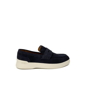 Liu Jo Blue Suede Leather Slip-On Loafers