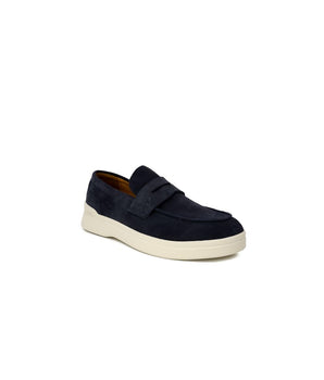 Liu Jo Blue Suede Leather Slip-On Loafers