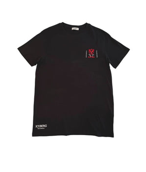 Iceberg Black Cotton Men's T-Shirt