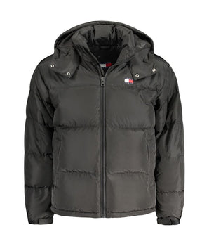 Tommy Hilfiger Black Recycled Polyester Men Jacket