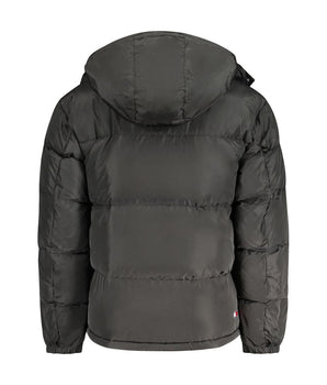 Tommy Hilfiger Black Recycled Polyester Men Jacket