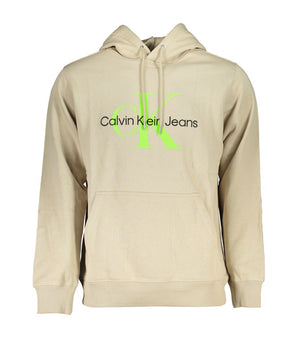 Calvin Klein Beige Cotton Men's Sweater