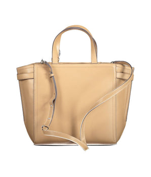Calvin Klein Brown Polyester Womens Handbag