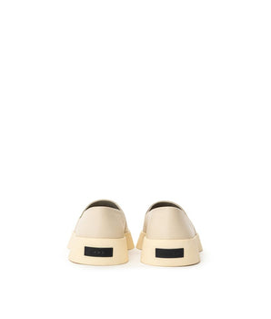 Fear Of God Beige Leather Slip-On Loafer