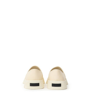 Fear Of God Beige Leather Slip-On Loafer