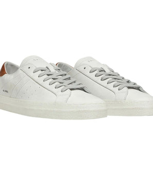 D.A.T.E White Leather Sneaker