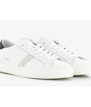 D.A.T.E White Leather Sneaker