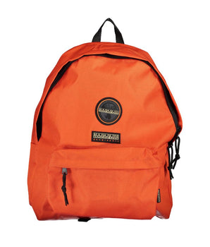 Napapijri Eco-Chic Orange Backpack for the Modern Explorer
