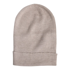 Dolce & Gabbana Beige Cashmere Knitted Winter Beanie Hat