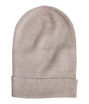 Dolce &amp; Gabbana Beige Cashmere Knitted Winter Beanie Hat