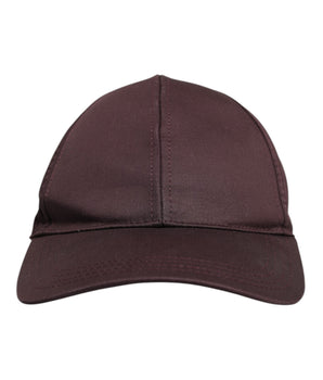 Dolce &amp; Gabbana Brown Cotton DG Crown 6 Panels Baseball Cap