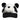Dolce & Gabbana Black White Panda Fur Women Baseball Cap