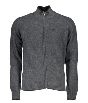 North Sails Gray Polyamide Men Cardigan